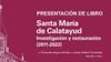 Presentación del libro "Santa María de Calatayud. Investigación y Restauración (2011-2022)"