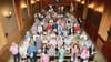 Foto de familia del acto académico de clausura de UNED Sénior