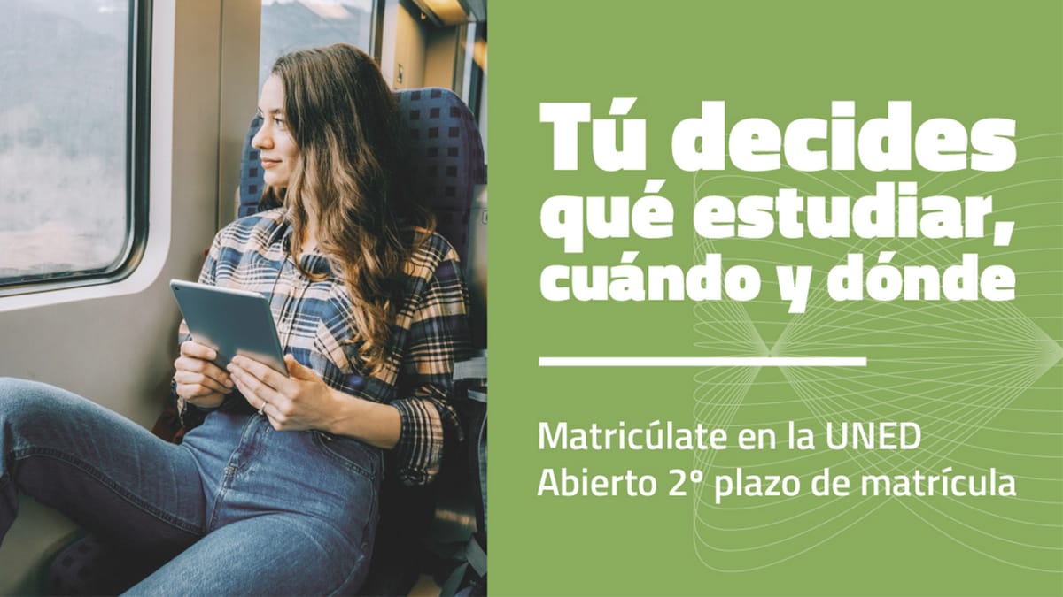 Abierto el segundo plazo de matrícula en la UNED